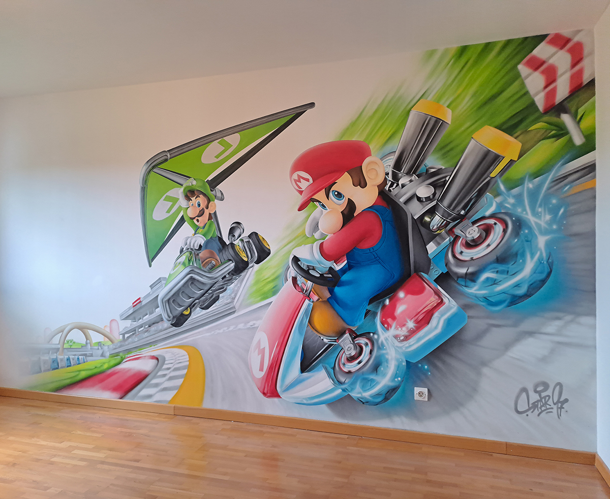 Chambre enfant Mario Kart