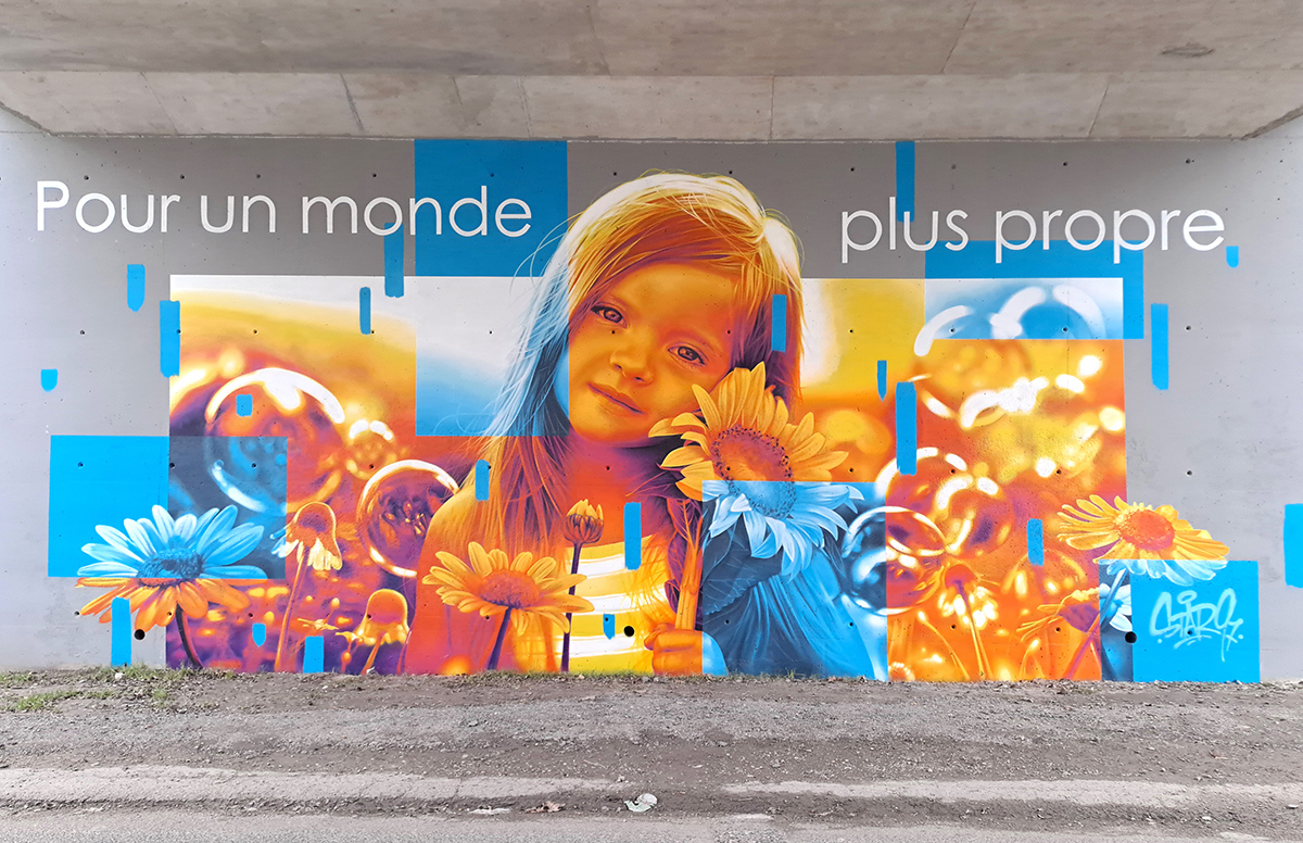 Fresque le pont