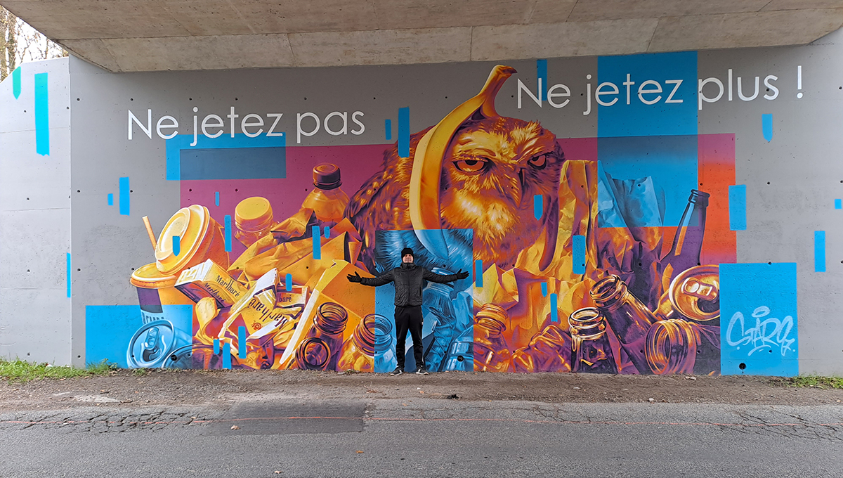 Fresque le pont